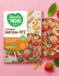 \"Здоровое меню\" №2 Хлопья кукурузно-пшеничные из пророщенного зерна с отрубями и протеином