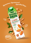 Green Milk Напиток растительный ячменно-нутовый \"Миндаль\" 1 л 