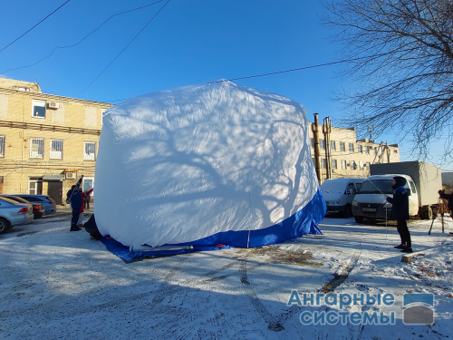 Палатка-чехол для ремонта техники на месте поломки