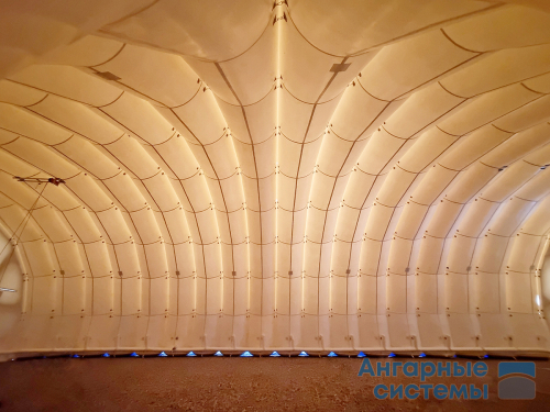 Быстровозводимый надувной пневмоангар из ПВХ под заказ