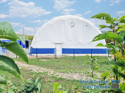Пневмокаркасный ангар для специальной техники