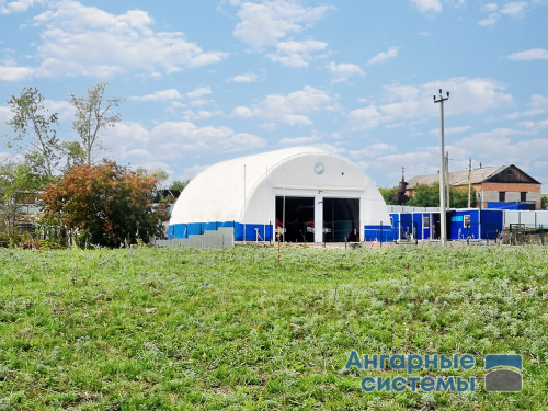 Пневмокаркасный ангар для специальной техники