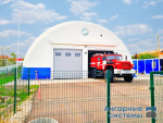 Пневмокаркасный ангар для специальной техники