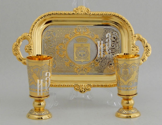  Набор "На двоих" корпоративный с лафитниками